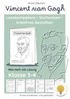 Vorschau - Unterrichtsreihen - Vincent van Gogh entdecken & gestalten | Kunstprojekt + Mini-Heft | Kunst & Deutsch Klasse 3–4 - Seite 1