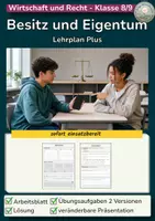 Vorschau - Stundenentwürfe - Besitz und Eigentum | WR - Deckblatt