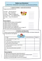 Vorschau - Arbeitsblätter - Mathe zum Schulstart Klasse 5 6 Wiederholen & Knobeln - Deckblatt
