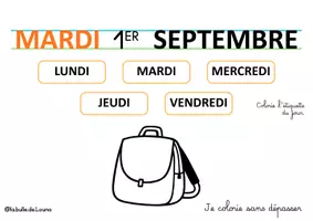 Aperçu - Feuilles d'exercices - Mon carnet des dates MS P1 - Page 2