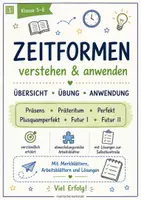 Vorschau - Arbeitsblätter - Zeitformen Komplettpaket für Klasse 5–8 - Deckblatt