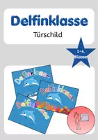 Vorschau - Poster - Delfinklasse Türschild Grundschule - Deckblatt