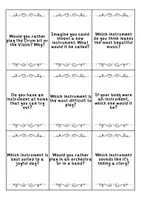Vorschau - Spiele - Conversation Cards: Musikinstrumente / musical instruments - Englisch (Redespiel/Sprechanlässe) - Seite 2