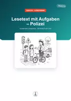 Vorschau - Arbeitsblätter - KOSTENLOSE LESEPROBE – Der Notruf von Lina | Klasse 3-4 - Deckblatt