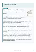 Vorschau - Arbeitsblätter - KOSTENLOSE LESEPROBE – Der Notruf von Lina | Klasse 3-4 - Seite 1