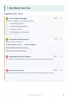 Vorschau - Arbeitsblätter - KOSTENLOSE LESEPROBE – Der Notruf von Lina | Klasse 3-4 - Seite 3
