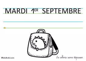 Aperçu - Feuilles d'exercices - Mon carnet des dates GS-P1 - Page 2