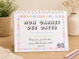 Aperçu - Feuilles d'exercices - Mon carnet des dates GS-P1 - Page de couverture