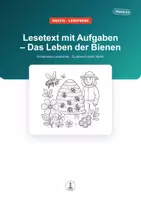 Vorschau - Arbeitsblätter - KOSTENLOSE LESEPROBE – Zu Besuch beim Imker | Klasse 3-4 - Deckblatt