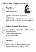 Vorschau - Mal- und Bastelvorlagen - Klassenrat Ämterbuttons und Rollenkarten - Seite 3
