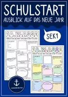 Vorschau - Arbeitsblätter - Ausblick auf die 10. Klasse - Schulstart Steckbrief - Seite 3