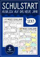 Vorschau - Arbeitsblätter - Mein Ausblick auf das neue Schuljahr - Schulstart Sek1 - Deckblatt