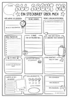 Vorschau - Arbeitsblätter - Kennenlern Sketchnote Steckbrief zum Schulstart Sek1 - Seite 2