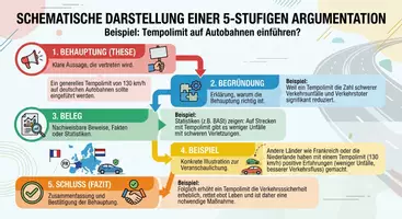 Vorschau - Poster - 5-stufige Argumentation (leicht erklärt) - Deckblatt