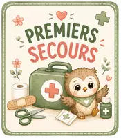Aperçu - Cartes / Images - cartes mémo 1er secours Hiboux - Page de couverture