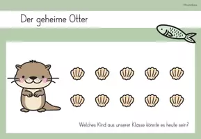 Vorschau - Bildkarten - Classroom Management: Der geheime Otter (Das geheime Kind) - Seite 3