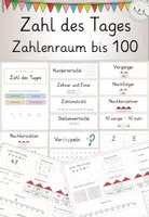 Vorschau - Spiele - XXL Freiarbeits-Materialpaket! Orientierung im ZR bis 100, Zahlenraumerweiterung, Förderung Zahlvorstellung, GROWING BUNDLE!! - Seite 1