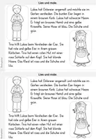 Vorschau - Arbeitsblätter - Ostern | Lesen und malen - Seite 3