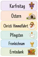 Vorschau - Anderer Materialtyp - Religion Schulanfang | 42 Ordneretiketten | Classroom Management - Seite 2