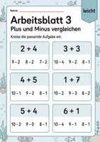 Vorschau - Arbeitsblätter - Gleiche Ergebnisse finden bis 10 | Mathematik Klasse 1 | 5 Arbeitsblätter als PDF - Seite 3