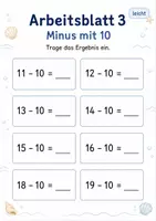 Vorschau - Arbeitsblätter - Rechenstrategien bis 20 Klasse 1 | Mathematik | 5 Arbeitsblätter als PDF - Seite 3