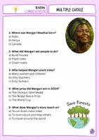 Vista previa - Unidades / Secuencias / Situaciones de Aprendizaje - WANGARI MAATHAI Sustainability reading, speaking and writing Primary - página 3