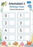 Vorschau - Arbeitsblätter - Vorgänger und Nachfolger bis 10 | Mathematik Klasse 1 | 7 Arbeitsblätter als PDF - Seite 3