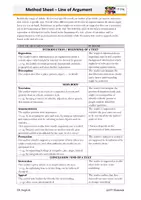 Vorschau - Merkblätter - Methodenblatt - Line of Argument - Seite 1