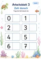 Vorschau - Arbeitsblätter - Nachbarzahlen bis 10 | Mathematik Klasse 1 | 7 Arbeitsblätter als PDF - Seite 3