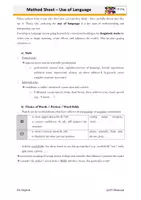 Vorschau - Merkblätter - Methodenblatt - Use of Language - Seite 1