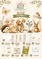 Vorschau - Mal- und Bastelvorlagen - Tierwelt- großes editierbares Klassenzimmer- Set - Deckblatt