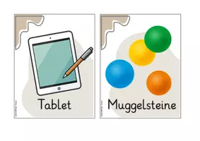 Vorschau - Stationenlernen - Stationskarten Bildkarten zur Buchstabeneinführung Klasse 1 - Seite 3