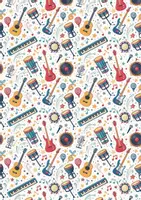 Vorschau - Arbeitsblätter - Würfeln Lesen und Schreiben / Rolling dice reading and writing: Musikinstrumente / musical instruments - Englisch (Wortschatz) - Seite 2
