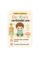Vorschau - Mal- und Bastelvorlagen - Religion | Regelplakate für Stuhlkreis / Bodenkreis | Kennenlernen | Schulanfang | Klasse 1-4 - Seite 1