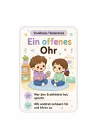 Vorschau - Mal- und Bastelvorlagen - Religion | Regelplakate für Stuhlkreis / Bodenkreis | Kennenlernen | Schulanfang | Klasse 1-4 - Seite 3