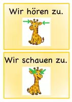 Vorschau - Anderer Materialtyp - Klassenregeln Giraffe - Giraffenklasse Classroommanagement - Seite 2