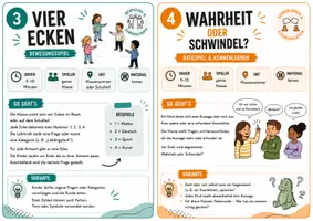 Vorschau - Spiele - 20 Klassenspiele für die erste Woche | Spiele ohne Material | Schuljahresbeginn | Kennenlernspiele | Vertretungsstunde - Seite 2