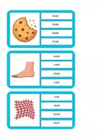 Voorbeeld - Nederlands lezen Raad het juiste woord spel Kern 1 tot 4 VLL - Pagina 1