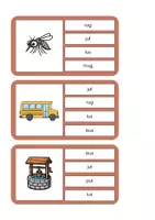Voorbeeld - Nederlands lezen Raad het juiste woord spel Kern 1 tot 4 VLL - Pagina 3