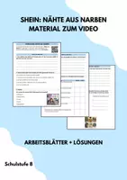 Vorschau - Stundenentwürfe - SHEIN - FAST FASHION - Nähte aus Narben - Arbeitsblätter Video (Globalisierung) - Deckblatt