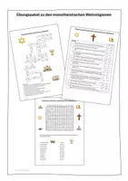 Vorschau - Unterrichtsreihen - Weltreligionen – Judentum, Christentum & Islam Arbeitsblätter & Übungen Klasse 5 6 7 - Seite 1