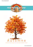 Aperçu - Matériel pour travaux manuels / dessin - Lapbook saison AUTOMNE Monpetitcoindief - Page de couverture