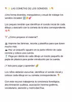 Vista previa - Refuerzo / NEE / Materiales de apoyo - Las cometas de los sonidos - página 1