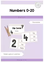 Vorschau - Spiele - Englische Klammerkarten - Numbers - Deckblatt