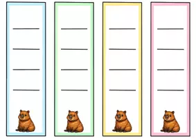Vorschau - Anderer Materialtyp - Ordnerrücken Capybara - Capybaraklasse Classroommanagement - Seite 1