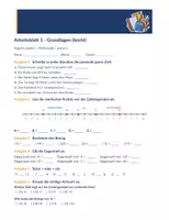 Vorschau - Arbeitsblätter - Negative Zahlen – Ganze Zahlen (Klasse 6) - Seite 1