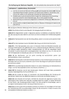 Vorschau - Stundenentwürfe - Unterrichtseinheit: Die Verfassung der Weimarer Republik - Seite 3
