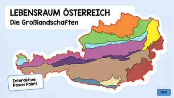 Vorschau - Arbeitsblätter - Die Großlandschaften Österreichs - Seite 1
