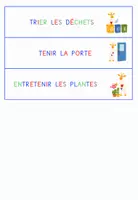 Aperçu - Apprentissages en autonomie - Affichage responsabilités de la classe - AMA la girafe - Page 2