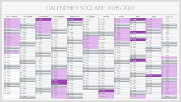 Vorschau - Anderer Materialtyp - Schulkalender 2026/2027 – bearbeitbare Vorlage - Deckblatt